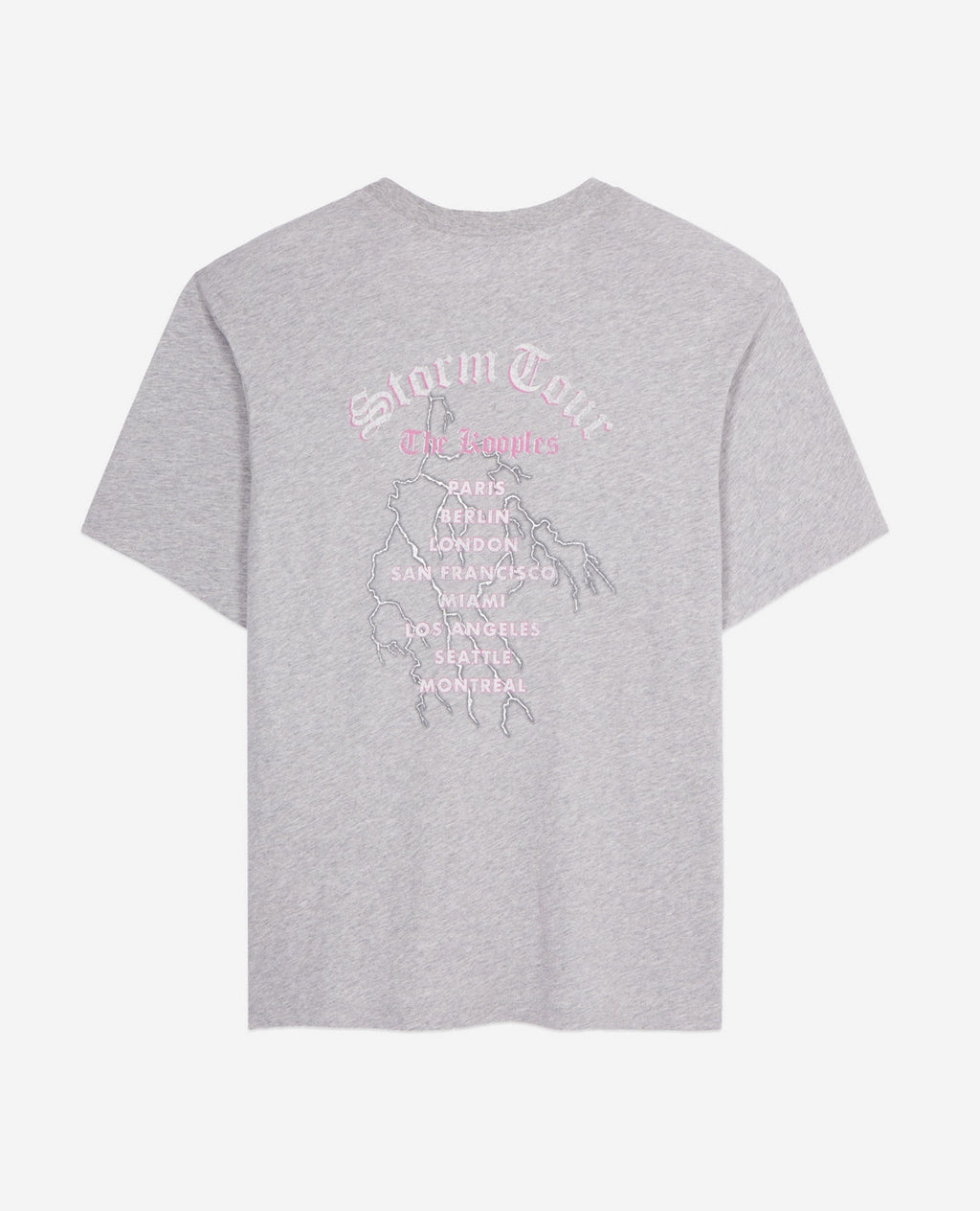 The Kooples - T-Shirt Manches Courtes Avec Print Eagle Storm - Femme