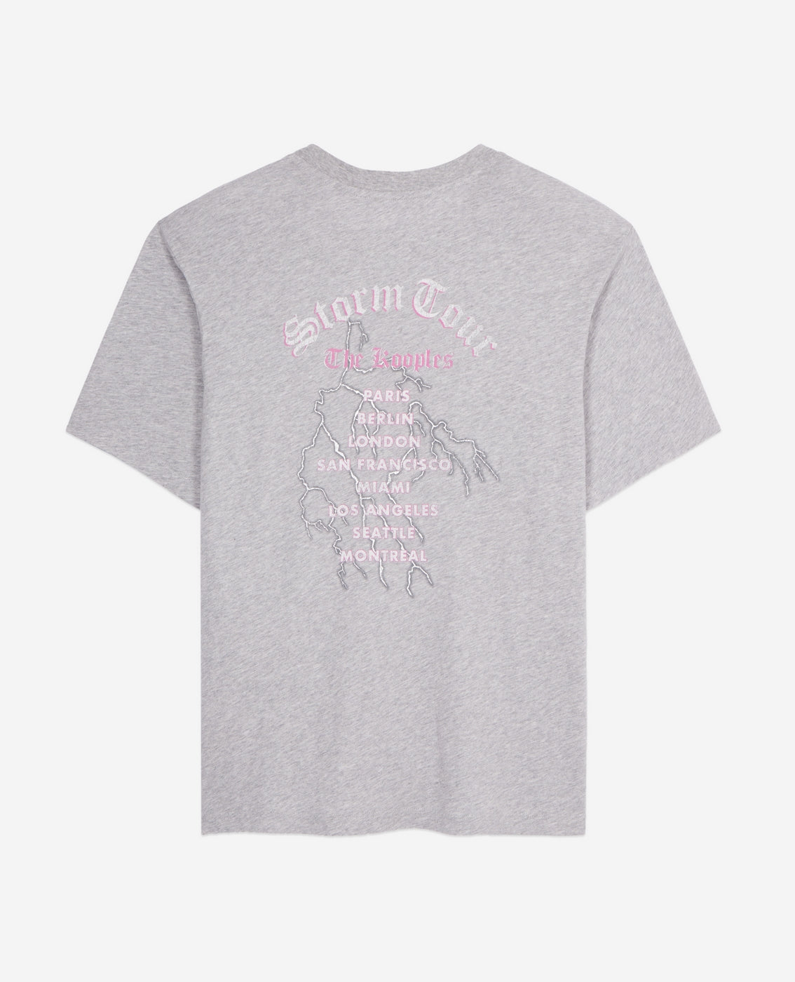 The Kooples - T-Shirt Manches Courtes Avec Print Eagle Storm - Femme