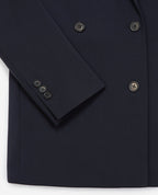 The Kooples - Veste Laine Bleu Foncé Double Boutonnage - Femme