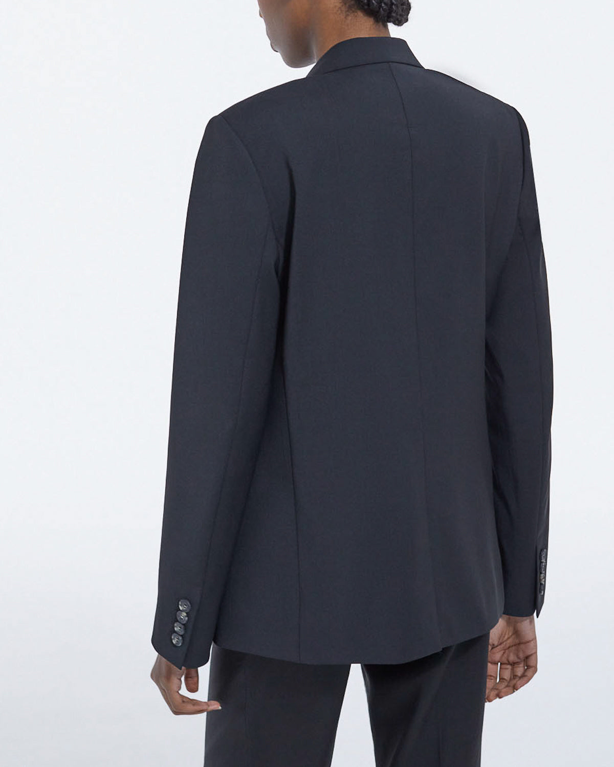 The Kooples - Veste Tailleur Droite En Laine - Noir - Femme