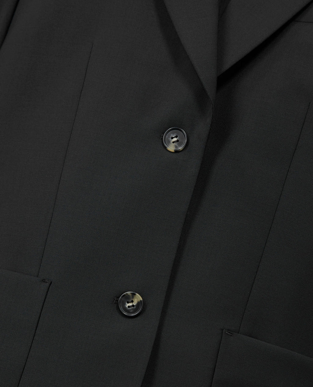 The Kooples - Veste Tailleur Droite En Laine - Noir - Femme