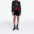 Blazer En Laine - Noir - Femme
