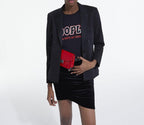 Blazer En Laine - Noir - Femme