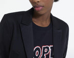Blazer En Laine - Noir - Femme