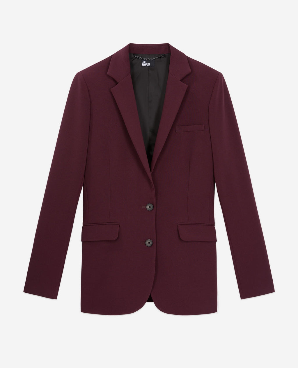 The Kooples - Veste De Costume En Crepe Fitte Epaule - Femme
