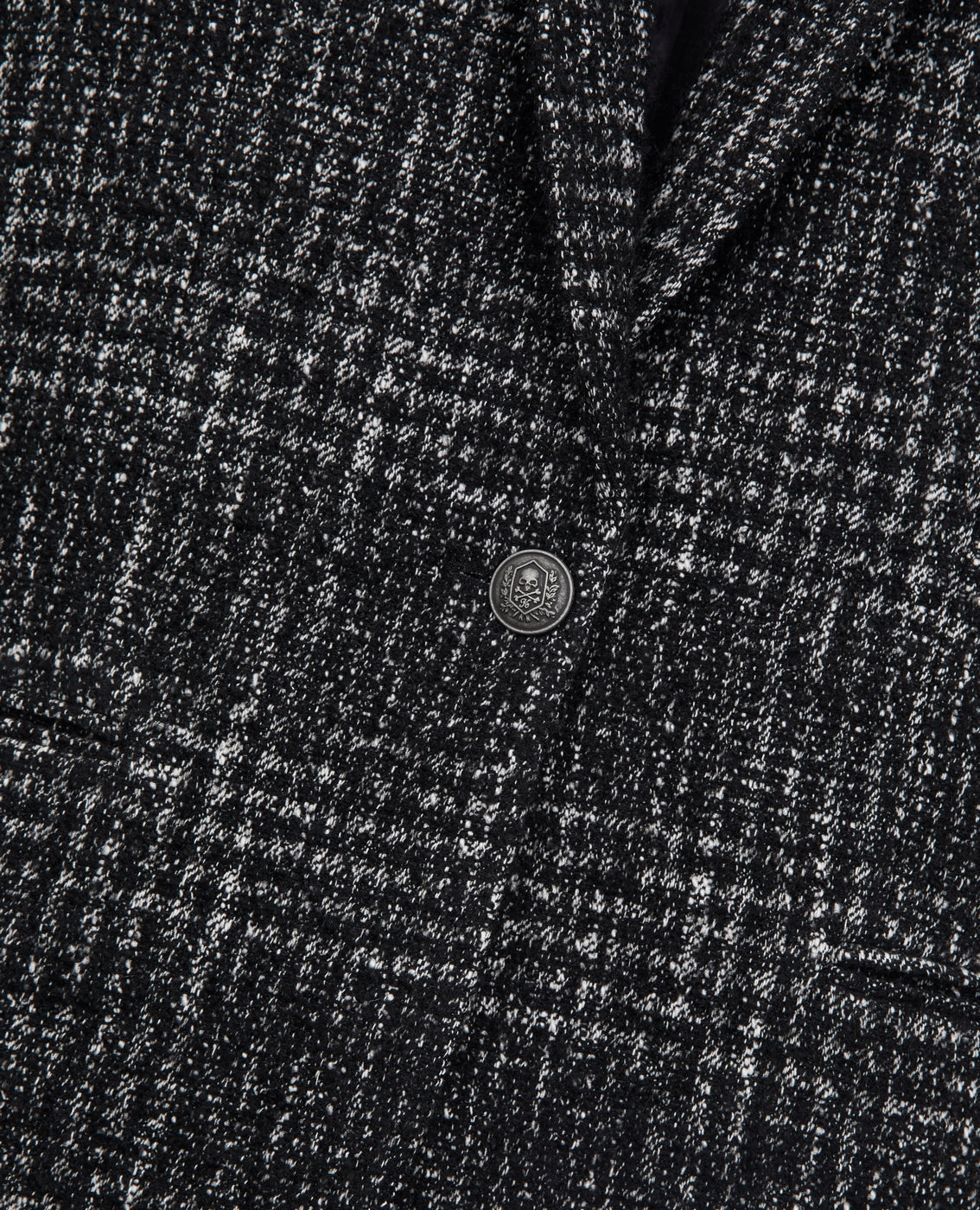 The Kooples - Veste En Laine Et Alpaga - Noir Et Blanc - Femme