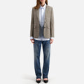 The Kooples - Veste En Laine - Ecru Et Noir - Femme