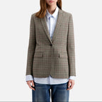 The Kooples - Veste En Laine - Ecru Et Noir - Femme