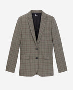 The Kooples - Veste En Laine - Ecru Et Noir - Femme