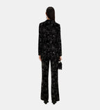 The Kooples - Veste De Costume Col Classique En Velours Avec Glitters