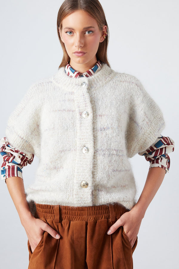 Gilet Luca Oat Melange
