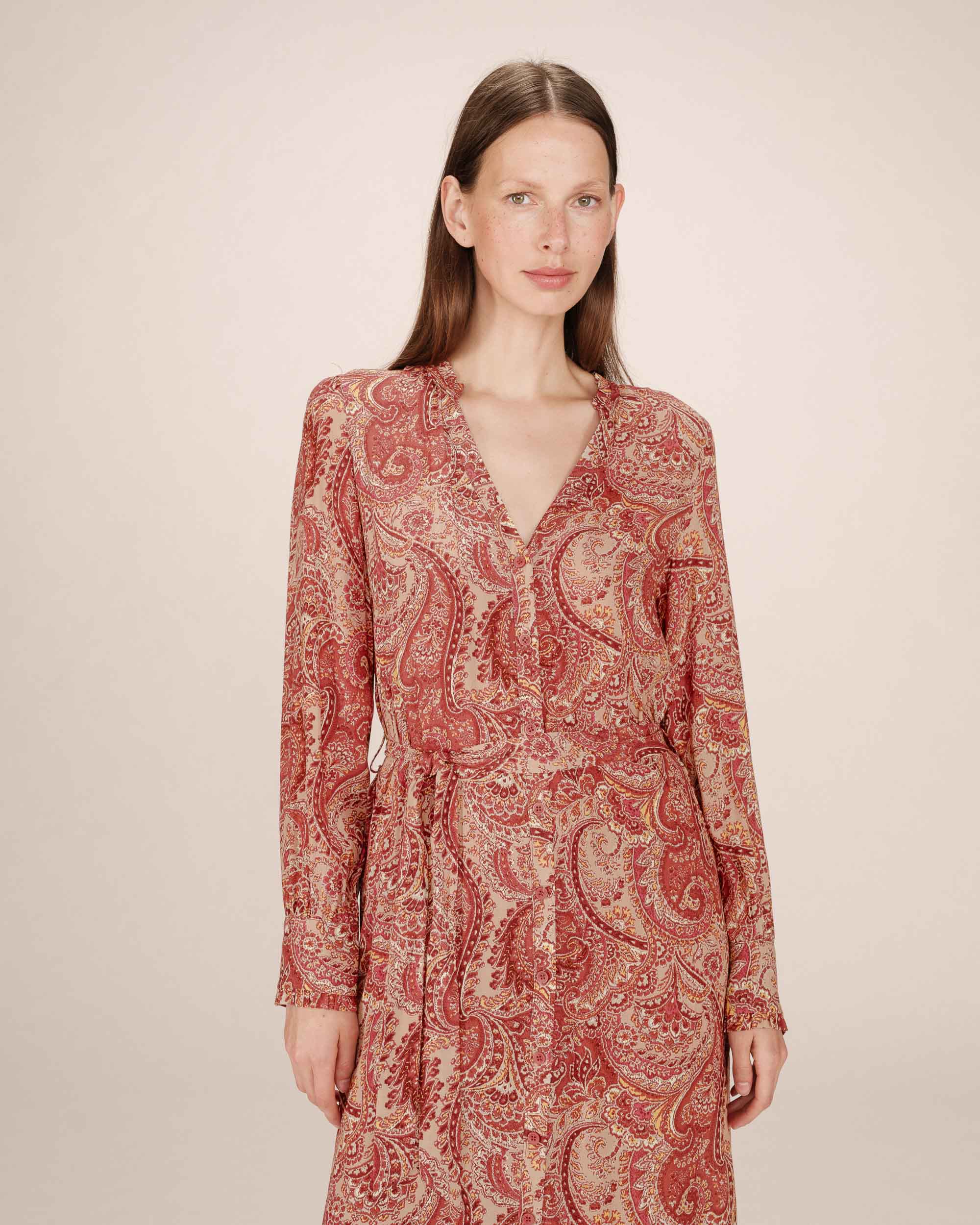 Robe Longue Bohã¨Me Terracotta Source
