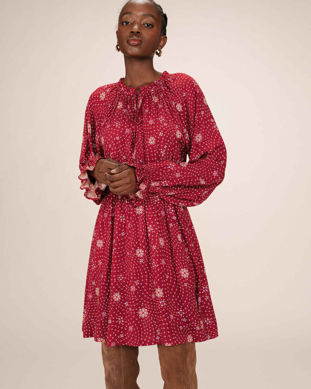 Robe Courte Terracotta Sentimentale