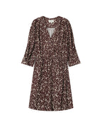 Robe Courte Imprimée Chocolat Suzie