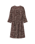 Robe Courte Imprimée Chocolat Suzie