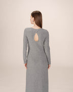 Robe Longue Gris Sorina