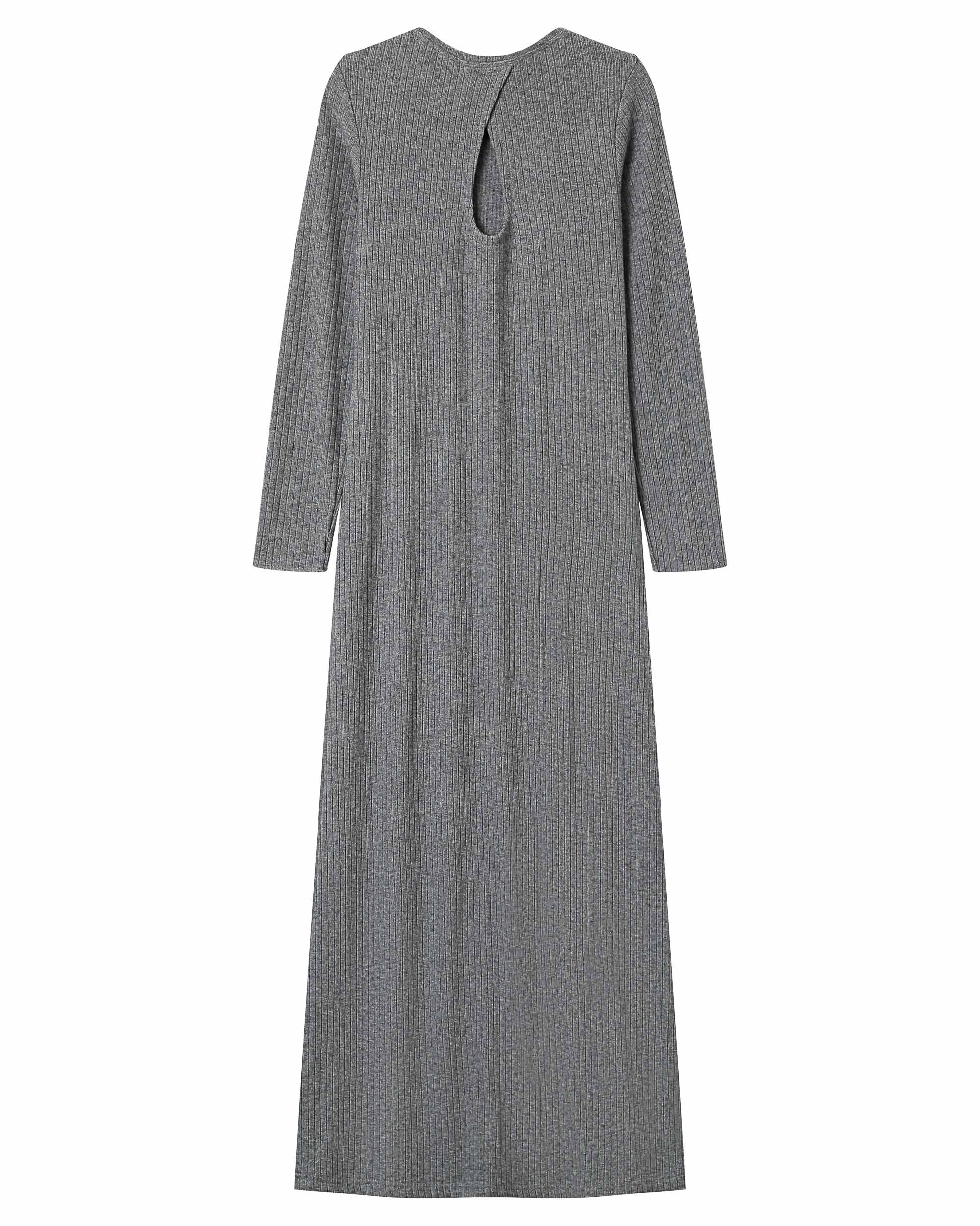 Robe Longue Gris Sorina