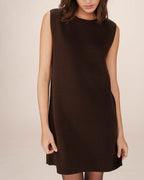 Robe Courte Tailoring Chocolat Sarah
