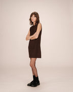 Robe Courte Tailoring Chocolat Sarah