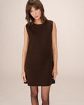 Robe Courte Tailoring Chocolat Sarah