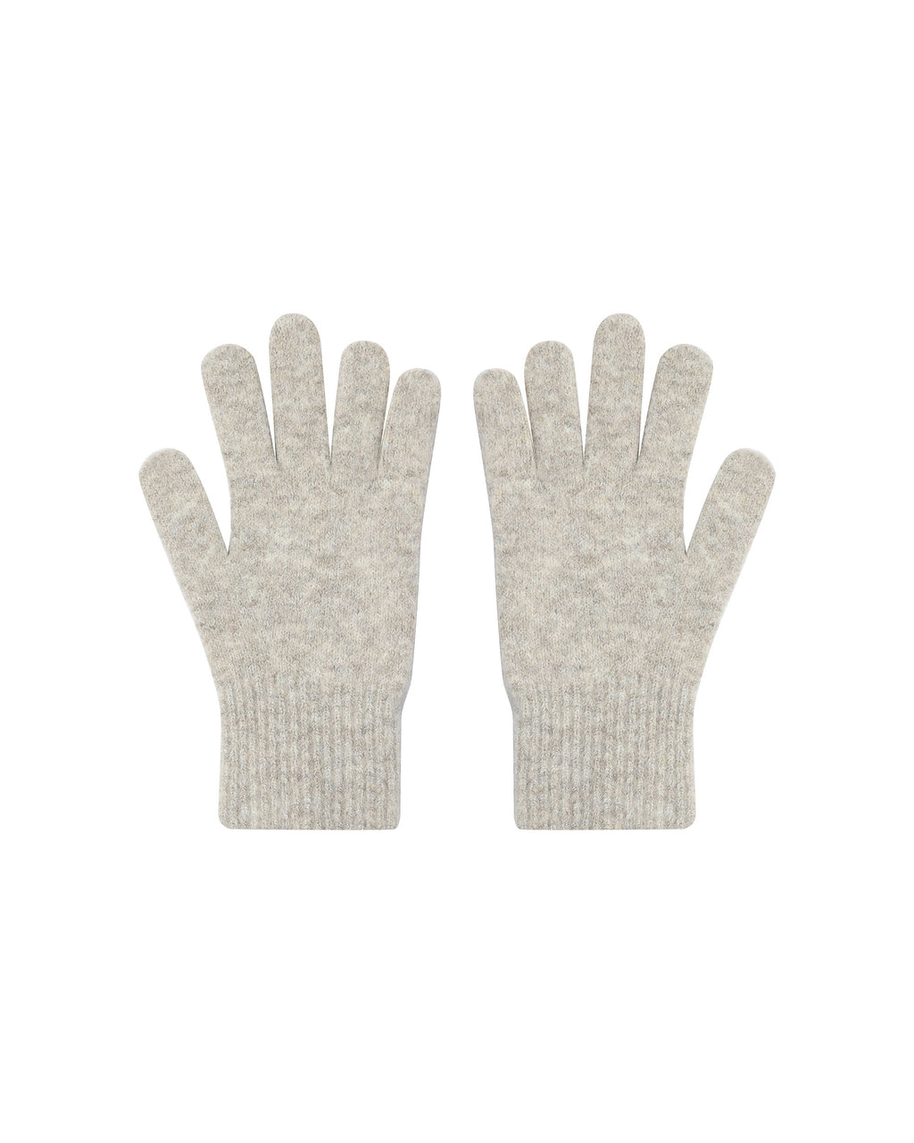 Mitaines Tricotees Beige Safe