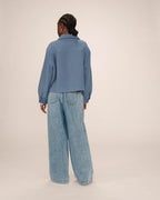 Veste Boxy Bleu Denim Novembre