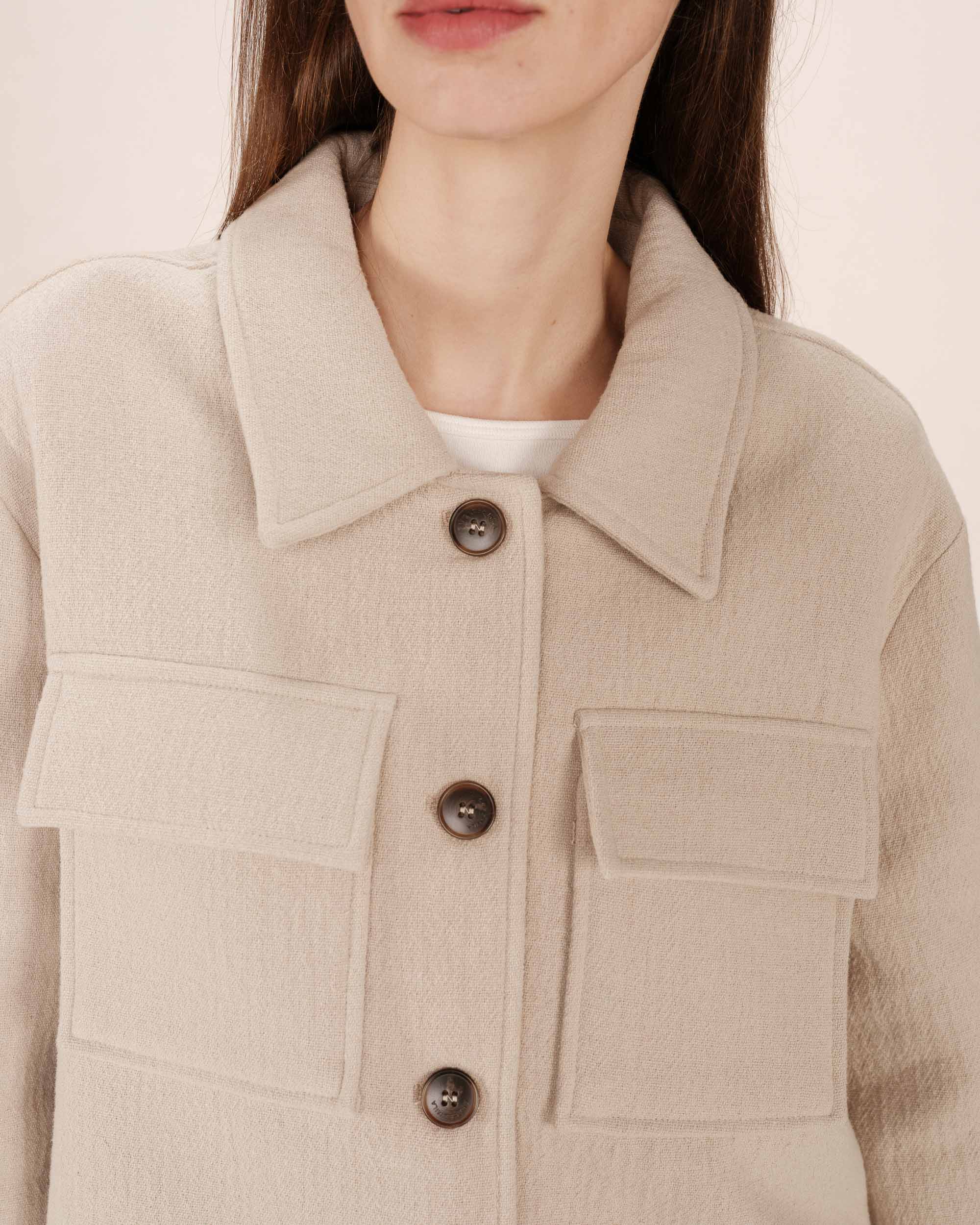 Veste Boxy Greige Novembre