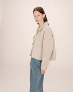 Veste Boxy Greige Novembre