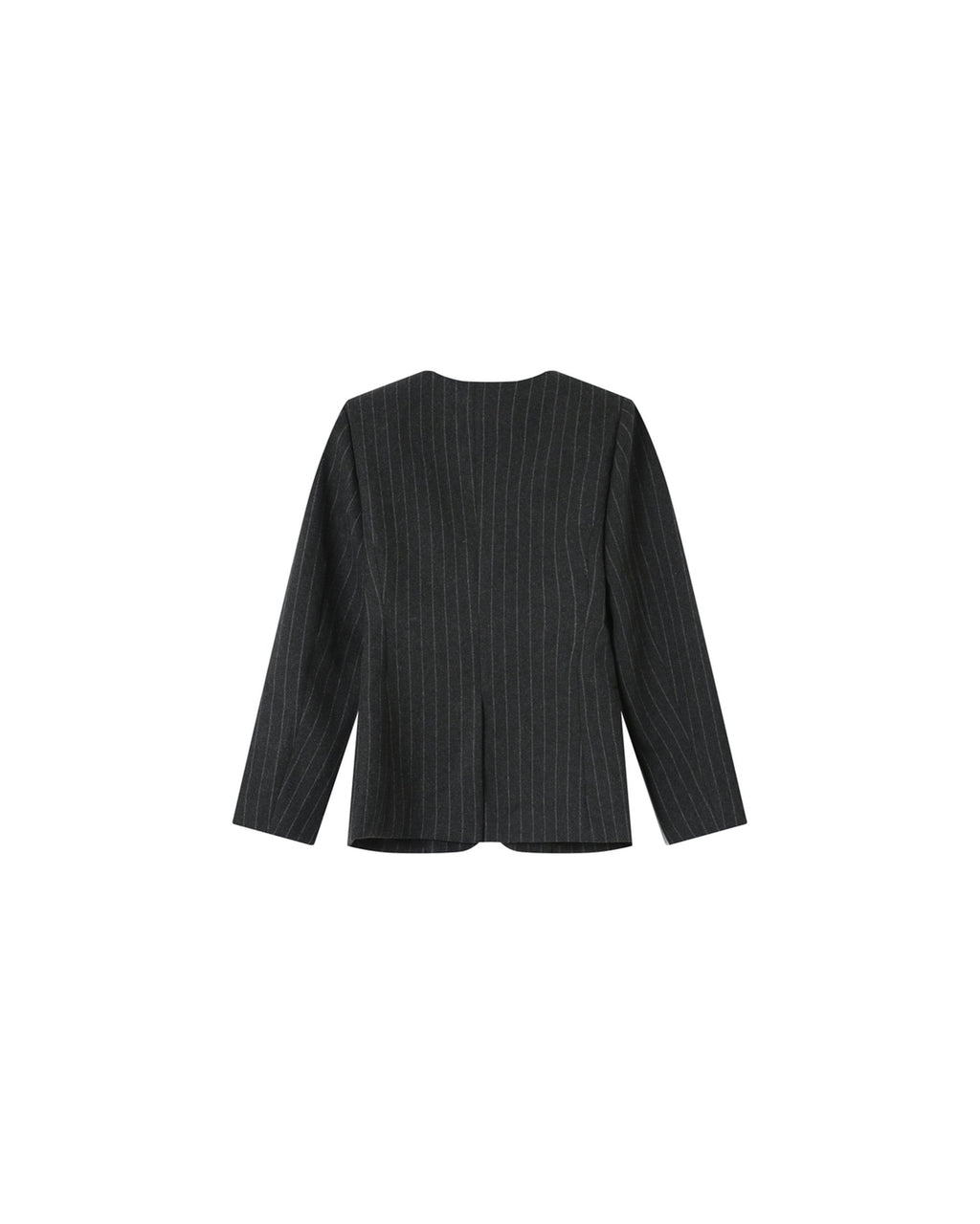 Blazer Cintre A Rayures Carbone Shain