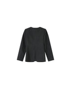 Blazer Cintre A Rayures Carbone Shain