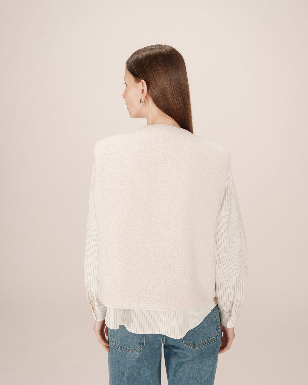 Veste Matelassée Ecru Seth