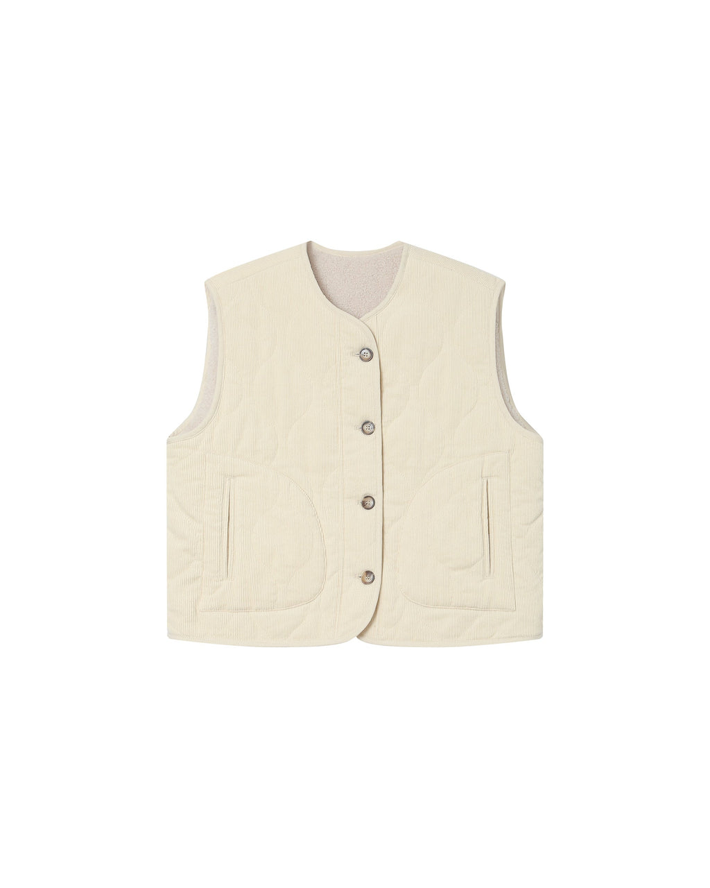 Veste Matelassée Ecru Seth