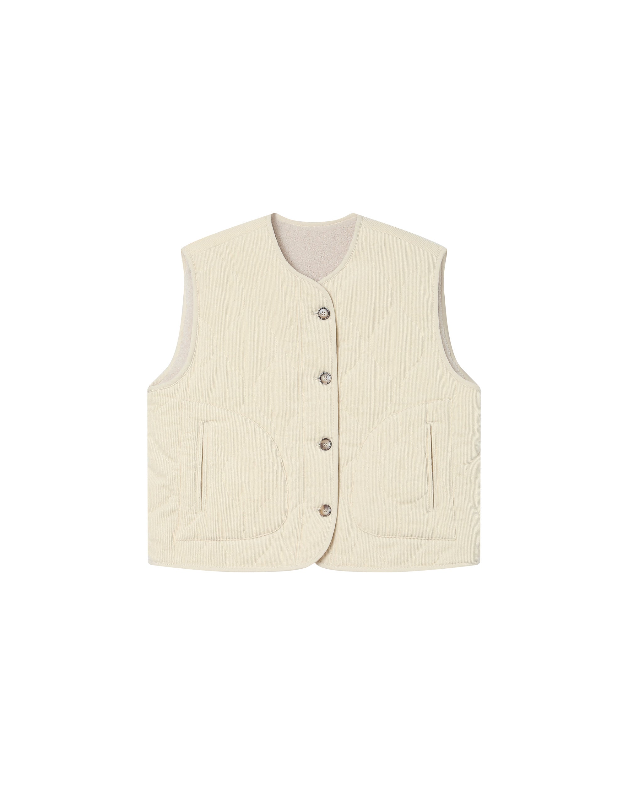 Veste Matelassée Ecru Seth