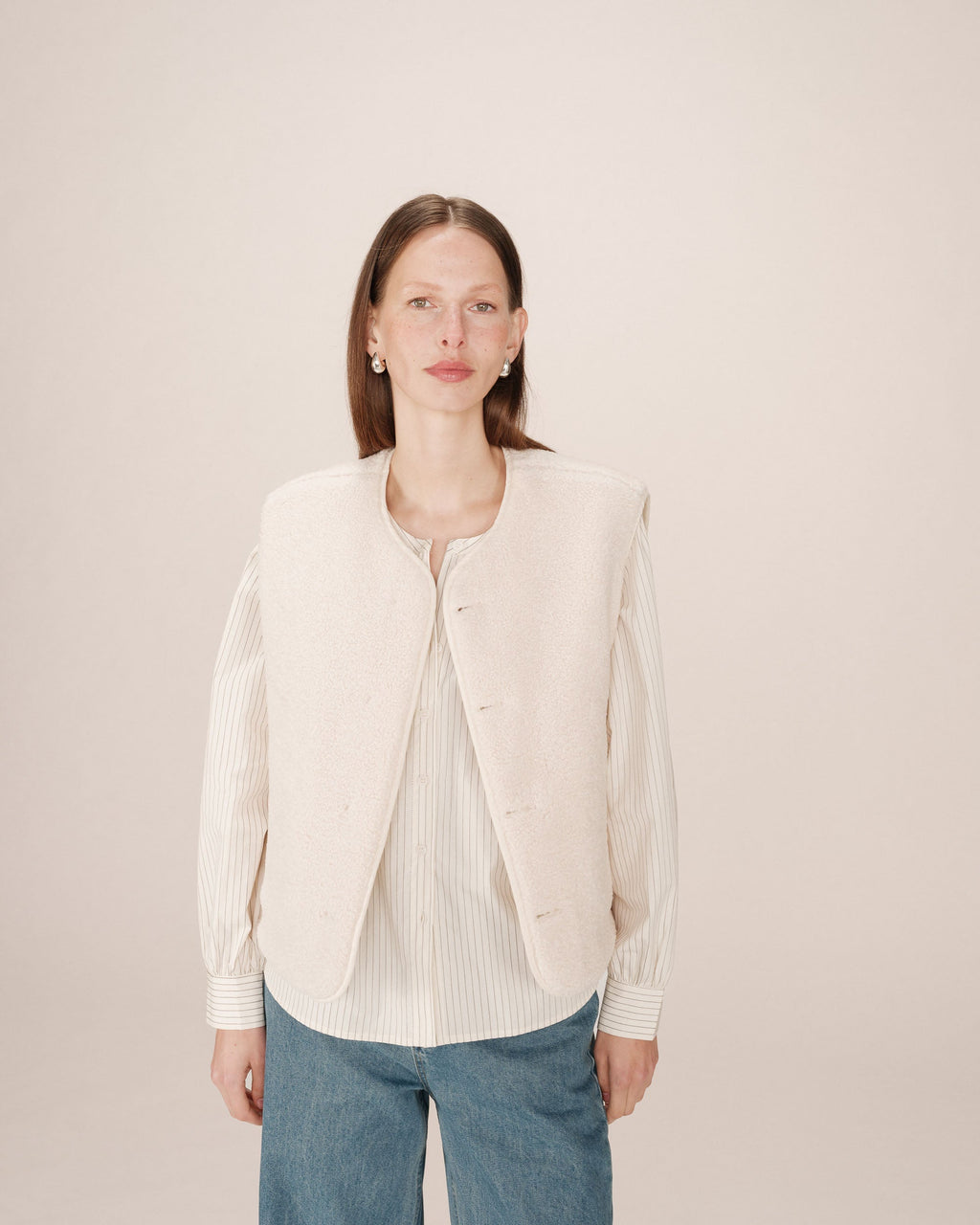 Veste Matelassée Ecru Seth