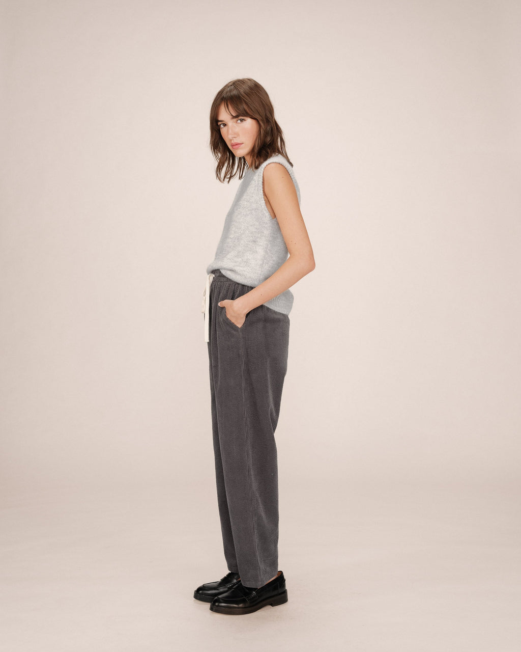Pantalon Large Carbone Liberty