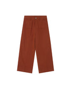 Pantalon Droit 7/8E Camel Sole