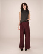 Pantalon Tailleur Bordeaux Story
