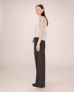 Pantalon A Rayures Anthracite Stay