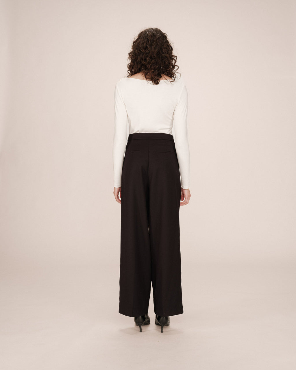 Pantalon Tailleur Noir Strokes