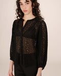 Blouse Noir Sophia