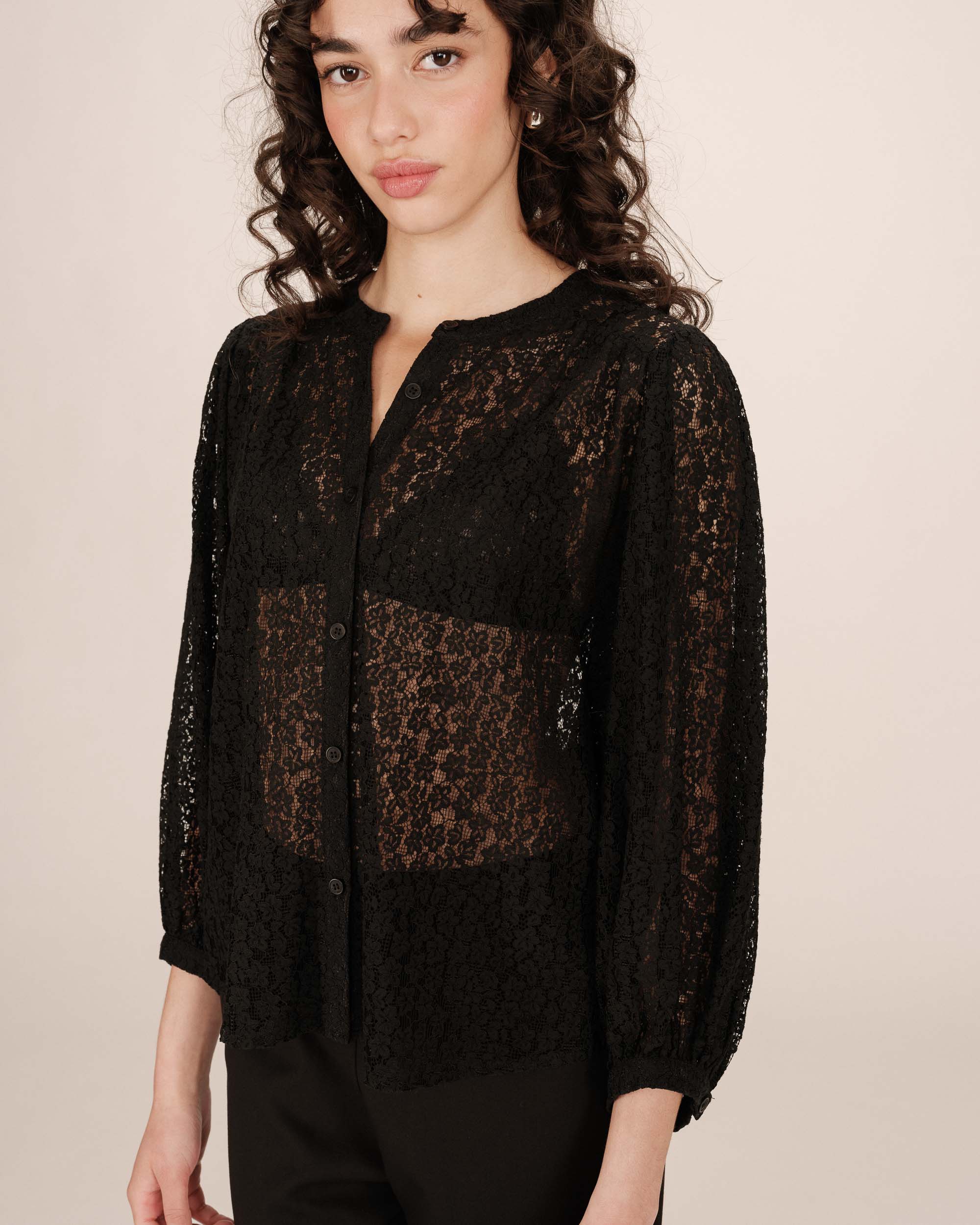 Blouse Noir Sophia