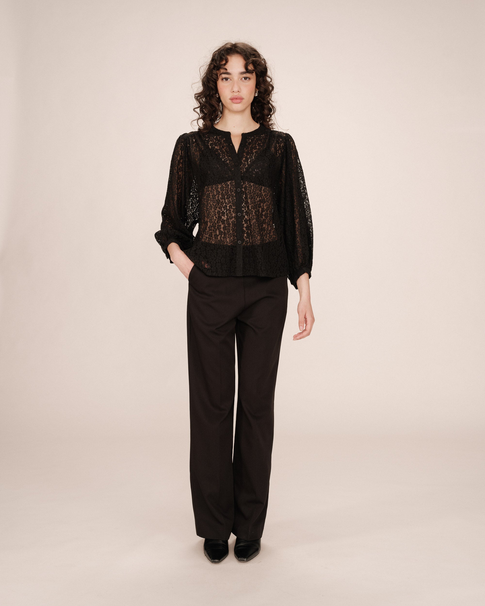 Blouse Noir Sophia