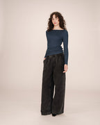 Top Col Bateau Bleu Petrole Stanley