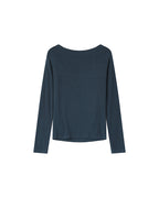 Top Col Bateau Bleu Petrole Stanley