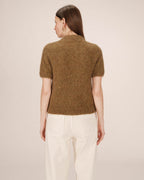 Pull Col Montant Olive Saule