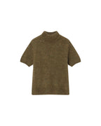 Pull Col Montant Olive Saule