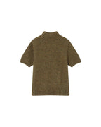 Pull Col Montant Olive Saule