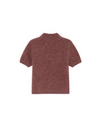 Pull Col Montant Terracotta Saule