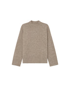 Pull Col Montant Greige Salty