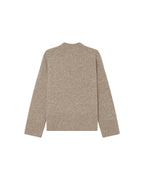 Pull Col Montant Greige Salty